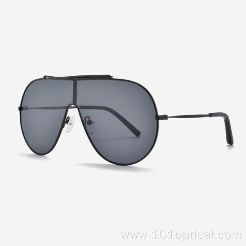 Oversized Metal Women and Men Sunglasses